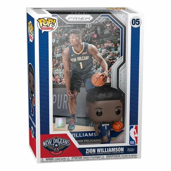 Zion Williamson Funko Pop! NBA Trading Cards #05  New Orleans Pelicans Prizm XL