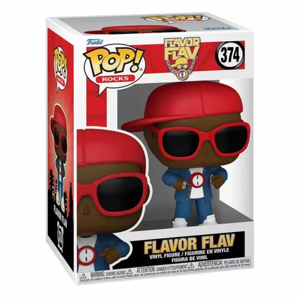 FLAVOR FLAV Public Enemy Funko POP Rocks #374 Collectible Vinyl Figure NEW !