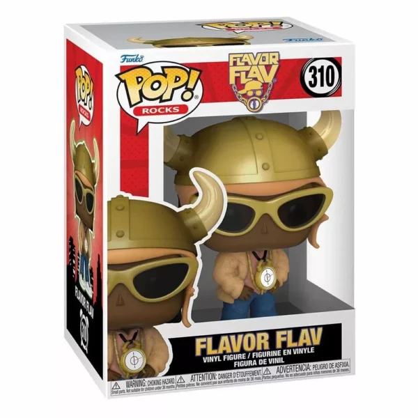 Flavor Flav  POP! Rocks  #310 Vinyl Figure Figurine | Public Enemy Rap NEW !