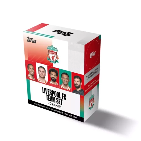 2024-25 Topps Liverpool FC Team Set 1 Auto ? Relic or Relic Auto Per box